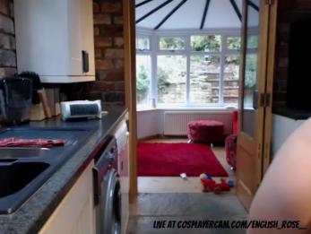 Заставить моего мачеха вибрировать на кухне