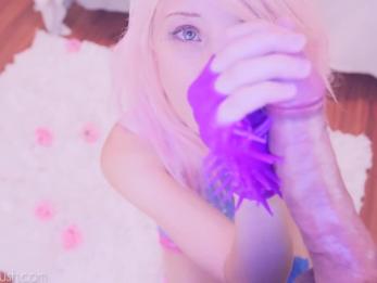 Cherry Crush Kitty - косплей, мастурбация, минет, камшот и анал