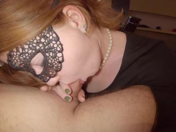 Экзамен на сексуальную выносливость | Минет на время от рыжей рыжей учительницы