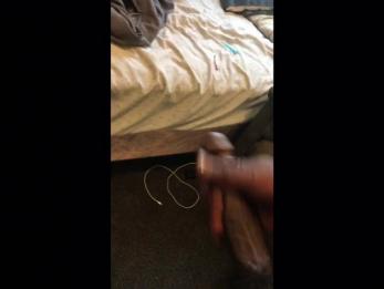 Масло ... Сперма .. Большой черный член и 6 шт