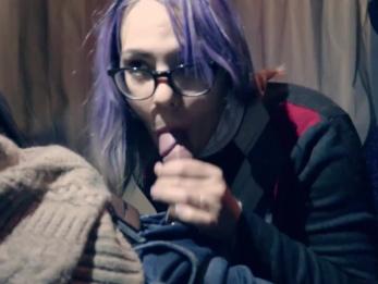 Минет от незнакомца в поезде