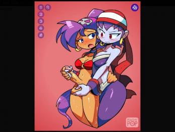 Shantae X, рискованная дрочка в футанари (от PeachyPop34)